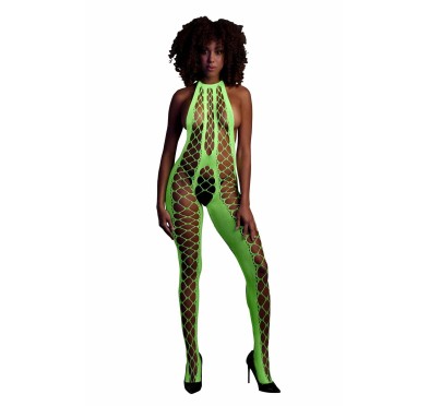 Bodystocking with Halterneck - Green - XS/XL